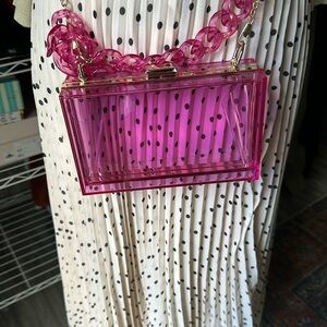 Cross body clear bag
